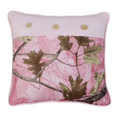 Oak Camo Pillow, 17x17 - Pink Pillow Camo Bedding, Western Bedding, Pink Backdrop, Camo And Pink, Velvet Blanket, Small Pillows, Pink Camo, Cotton Pillow, Camo Print