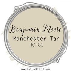 the logo for benjam moore's manchester tan ho - 811, which is