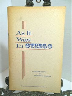 an old book with the title as it was in ottuco