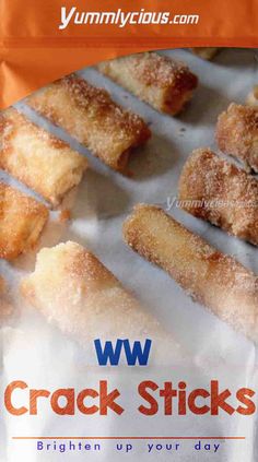 Weight Watchers Crack Sticks!!! Healthy Recipe 2020 Fajita Casserole, Bread Crust, Farmers Casserole, Gf Baking, Fitness Pal, Points Recipes, Ww Desserts