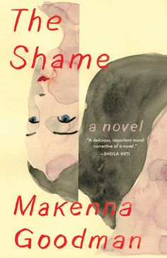 the shame by makenna godman is shown in this book cover art work, with an illustration of a woman's face