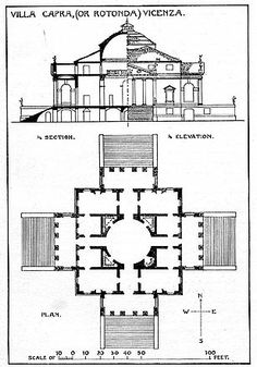 an old house plan with two floors and three rooms, including the first floor and second story