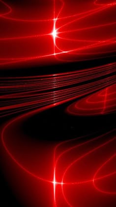 an abstract red background with circles and lines