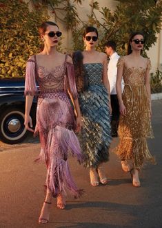 Style Parisienne, Long Sequin Dress, Collection Couture, Tassels Fashion, Ideas Party, Moda Vintage, Cool Street Fashion, Mode Inspiration, Couture Collection