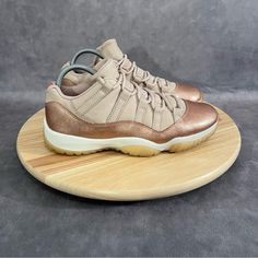 Nike Air Jordan 11 Retro Low Rose Gold Sneakers Womens Shoes Ah7860-105 Size 8 Air Jordan 11 Retro Low, Rose Gold Sneakers, Nike Air Jordan 11, Jordan 11 Retro Low, Gold Sneakers, Sneakers Womens, Air Jordan 11 Retro, Womens Jordans, Jordan 11 Retro