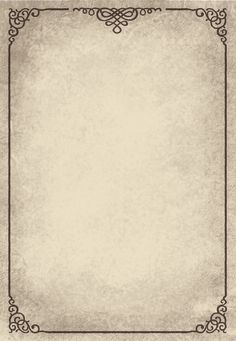 an old paper with a black border on top and a blank space in the middle