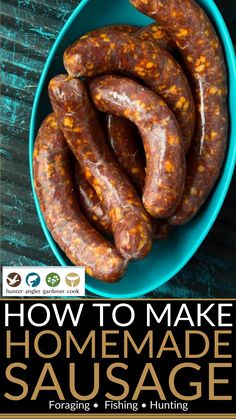 how to make homemade sausage for the grill