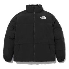 THE NORTH FACE FW22 Logo Puffer Down Jacket 'Black' NJ1DN59J Down Jacket, North Face, The North Face, Puffer, ? Logo, Black