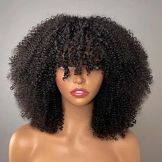 200% Density Brazilian Remy Kinky Hair Wig – Pure Hair Gaze Hair Wig, Wig Hairstyles, Density, Natural Hair Styles, Wigs, Pure Products, Hair