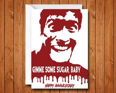 Evil Dead Ash Anniversary Card, Evil Dead Ash Valentine's Day Card Gift, Evil Dead Ash Love Card, Gimme Some Sugar Baby https://etsy.me/2MjSD6K #ashevildeadcard #evildeadcard #evildeadashcard #valentinesday #valentine #valentinescard #evildeadvalentine #ashwilliams Ash Evil Dead, Gimme Some Sugar, Ash Williams, Ashes Love, Evil Dead, Card Gift