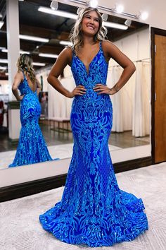 Prom Dress Pattern, Halter Prom Dresses, Prom Dresses Long Mermaid, Royal Blue Prom Dresses, V Neck Prom Dresses, Long Prom Dresses, Pretty Prom Dresses