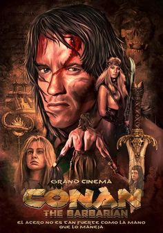 the movie poster for conak the barbaran