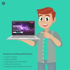 Online Event Ticketing System For Event Management | Self-hosted | Multi-organization | FrontEnd for both Organizers & Attendees Create A Brand