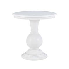 a white table on a white background