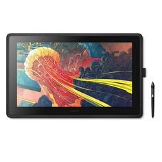 an image of a tablet with a pen next to it