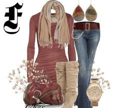 Casual outfit #fall fashion #womens fashion My Dream Wardrobe, 가을 패션, Komplette Outfits, Dresses For Teens, Fall Winter Style, Virtual Closet, Mode Inspiration, Fall Winter Fashion, Clothes Style