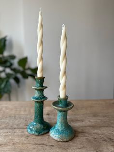 Organic Twisted Candle Pair, Tall Sculptural Candles, Twisted Candle, Calgary Canada, Future Apartment, Dining Nook, In Pairs, Pottery Ideas, Beautiful Hand, Calgary