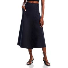 Manufacturer: Proenza Schouler Style Type: Wrap Skirt Collection: Proenza Schouler Sleeve Length: Material: 98% Cotton/2% Spandex Fabric Type: Cotton Specialty: Asymmetric Sku: BH5883784 Size: 6.  Color: Black.  Gender: female.  Age Group: adult. Skirt Collection, Proenza Schouler, Wrap Skirt, Spandex Fabric, Gender Female, Age Group, Womens Skirt, Size 6, Sleeve Length