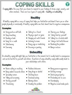 Mylemarks is your destination for therapeutic worksheets and resources for kids and teens. Our resources cover topics such as anger management, anxiety, bullying, social skills, hygiene, and much more! Positive Coping Strategies, Coping Skills Therapy Activity, Coping Skill Activity For Adults, Teenage Coping Skills, What Are Coping Skills, Teaching Coping Skills To Adults, Adaptive Coping Skills, Life Skills Activities For Middle Schoolers, Self Regulation Coping Strategies Adults