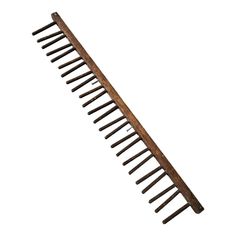 This is a really great wooden peg rack that may have been originally used for drying candles or to hang shoe lasts in factories (I have seen similar ones described as each.) but it would be fabulous for a coat/hat rack, herb drying rack, a garden tool holder or many other uses. The simplicity and the perfectly aged wood will match any décor but especially primitive or industrial.   This piece has been attached to a wall in modern times and the screws that were used are still present and can be u Shoe Candle, Wall Drying Rack, Herb Drying Rack, Garden Tool Holder, Herb Drying, Coat Hat Rack, Peg Rack, Clothes Pegs, Aged Wood