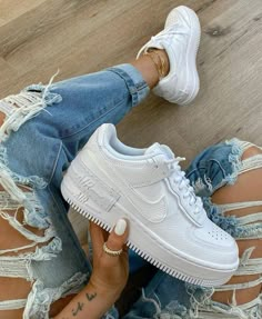 Cheap Air Force 1, Air Force 1 Shoes, Nike Air Force 1 Shadow, Air Force 1 Shadow, White Nike Shoes, Nike Shoes Girls, Nike Fashion Shoes, Preppy Shoes, All Nike Shoes