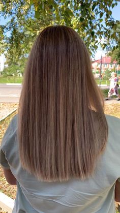 Medium Length Brown Hair With Highlights Straight, Bleach Hair Ideas, Bleach Hair, Hair With Highlights, Brown Hair Inspo, Brunette Hair With Highlights, Gorgeous Hair Color, Dirty Blonde Hair, Hair Color Light Brown