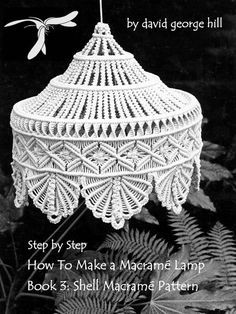 a book cover with an image of a white crocheted birdcage hanging from it