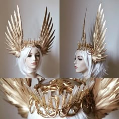 Golden Wings, Gothic Steampunk, Fantasy Costumes, Warrior Princess, Fantasy Jewelry, Fantasy Clothing, Fantasy Fashion, Diy Costumes, Character Outfits