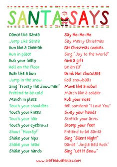 a christmas song with santa's sayings on it