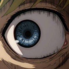 an eye is shown in the middle of this animation image, which appears to be very large