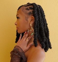 #locs #lochairstyles #hairstyles #locstyles #barreltwist #locbarrels Loc Elegant Styles, Loc Styles For Hoco, Up Do Loc Styles, Locs With Layers, Locs Formal Hairstyles, Layered Locs Hairstyles, Locs Bob Hairstyle, Barrel Roll Locs, Thick Loc Styles