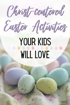 Christ-centered Easter Activities your kids will love Activity Days For Girls Lds Easter, Christ Centered Easter Activities For Kids, Easter Activities For Families, Elementary Easter Activities, Lds Easter Week Activities, Christ Centered Easter Traditions, Easter Lds Activity, Homeschool Easter Ideas, Easter Week Activities For Kids