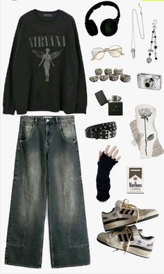 Rockstar Guy Outfit, Goth Nonbinary Outfits, Grunge X Academia, 90 Grunge Outfits Men, Dark Y2k Fashion, Grunge Man Outfit, Emo Skater Outfits, Men Alternative Fashion