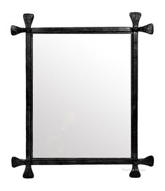 a mirror that is on top of a stand with two crosses around the frame and one cross at the bottom