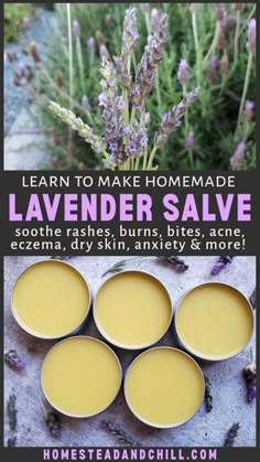 Lavender Salve, Herbal Remedies Recipes, Săpunuri Handmade, Herbal Salves, Healing Salves, Herbal Recipes, Natural Healing Remedies