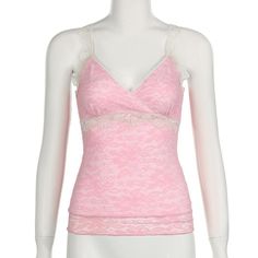 Please refer to our sizing chart for a guideline when choosing a size. 5 business days order processing time. 90% polyester 10% spandex Fitted Lace Camisole With Built-in Bra, Fitted Lace Tank Top With Straps, Fitted V-neck Lace Top Camisole, Chic Lace Cami Top With Built-in Bra, Elegant Pink Tops With Built-in Bra, Lace Tank Top With Adjustable Straps, Fitted Lace Tank Top With Adjustable Straps, Spring Lace Cami Top With Built-in Bra, Feminine Fitted Camisole With Built-in Bra