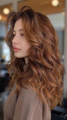 Soft Hair Color Aesthetic, Dark Golden Hair Color, Natural Auburn Balayage, Auburn Brown Balayage, Muted Copper Hair, Light Ginger Brown Hair, Red Hair Layers, Copper Brown Hair Color, Copper Brown Hair