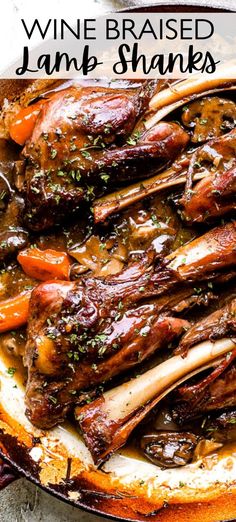 Wine Braised Lamb Shanks, Braised Lamb Shanks Recipe, Lamb Shanks Recipe, Shanks Recipe, Lamb Roast Recipe, Lamb Shank Recipe, Red Wine Recipe, Braised Lamb Shanks, Lamb Shank