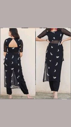 Latest Kurti Designs Pattern With Pants, Organza Kurti Designs Latest, Latest Kurti Designs Pattern, Punjabi Dress Design, Simple Indian Suits, Stylish Kurtis Design, Backless Blouse Designs, Latest Model Blouse Designs