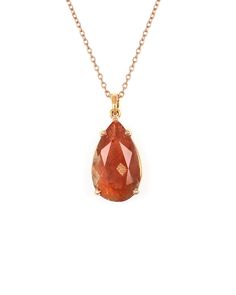 Oregon Sunstone Solitaire Drop Pendant Pearl Jewelry Shop, Sunstone Jewelry, Oregon Sunstone, Art Essentials, Rose Gold Pendant, Jewelry Essentials, Sapphire Jewelry, Drop Pendant, Signet Ring