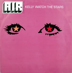 a pink album cover with an eye and stars on the front, which reads kely watch the stars