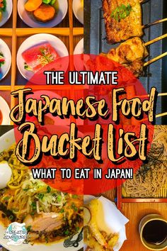 the ultimate japanese food bucket list what to eat in japan and how to cook it