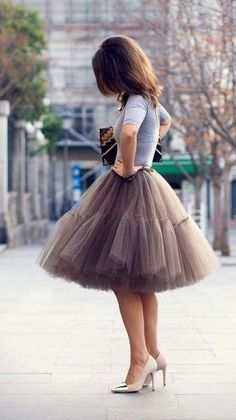 luv! <3 Rok Midi, Weekend Mode, Skirt Tutu, Stil Boho, Rock Outfit