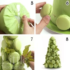 instructions to make a green felt christmas tree