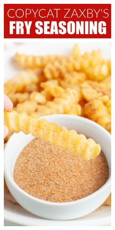 copycat zabby's fry seasoning recipe is easy to make and delicious