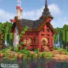 Minecraft House Ideas Mangrove, Mangrove Swamp Builds Minecraft, Minecraft Swamp House Ideas, Mangrove Swamp House Minecraft, Mangrove Builds Minecraft, Swamp Minecraft House, Minecraft Mangrove Builds, Swamp House Minecraft, Minecraft Swamp Build