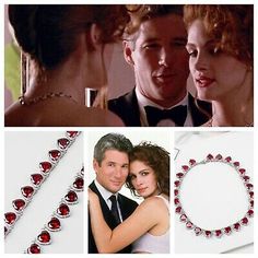 (eBay) Pretty Woman Movie Jewellery Set Julia Roberts Simulated Rubies Diamond Hearts Pretty Woman Movie, Woman Movie, Julia Roberts, Jewellery Set, Diamond Heart, Pretty Woman, Jewelry Set, 3 Piece, Opera