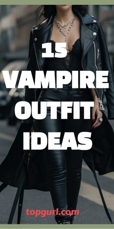 Vampire Outfit Ideas to Slay the Night Homemade Vampire Costume For Women, Black Outfits For Halloween, Goth Outfit Ideas Women, Black Halloween Outfit Ideas, Vampire Halloween Costume Diy, Simple Vampire Costume Diy, Vampiress Costume Diy, Goth Halloween Outfit, All Black Outfit Halloween