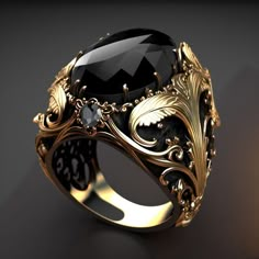 Fantasy Jewelry Magic, Fantasy Ring, Inexpensive Jewelry, Mens Rings Fashion, Boys Jewelry, Mens Gold Jewelry, Gold Rings Fashion, Magical Jewelry