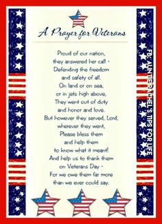 a patriotic poem with stars and stripes